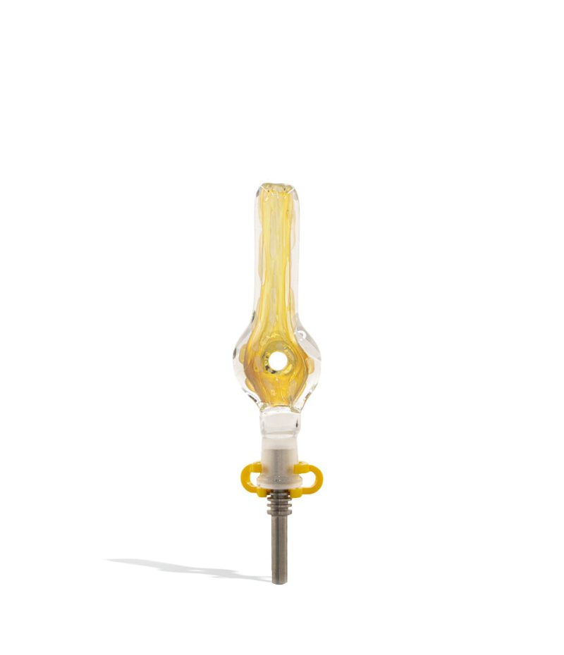 gold silver fumed nectar collector with10mm titanium tip 1