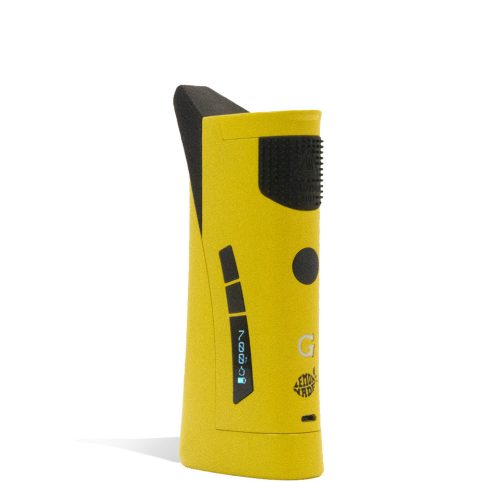 Lemonade side view G Pen Roam Vaporizer on white studio background