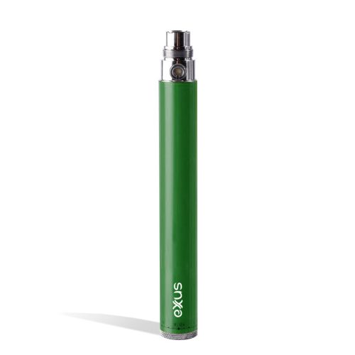 Green Exxus Vape Twist 1100 mah Battery on white background