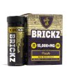 Peach Hidden Hills Brickz Heady Blend 15000mg 6pk Front View on White Background