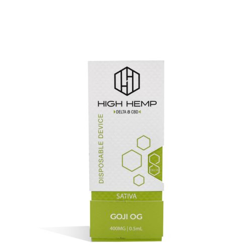 Goji OG High Hemp 4g D8 Disposable on white background