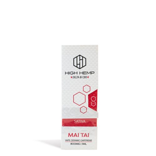 Mai Tai High Hemp 800mg D8 CBD Cartridge on white background