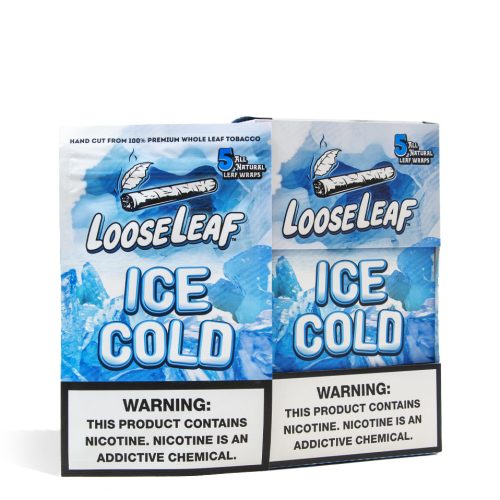 Ice Cold Desto Dubb That's A Awful Lot Of Loose Leaf Tobacco Wrap 40pk on white studio background