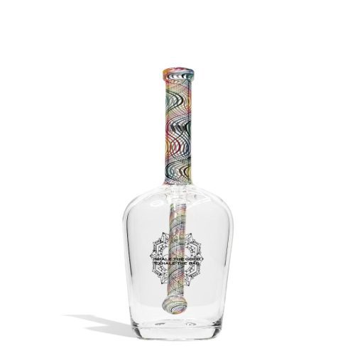 idab medium 10mm worked henny bottle water pipe rainbow back