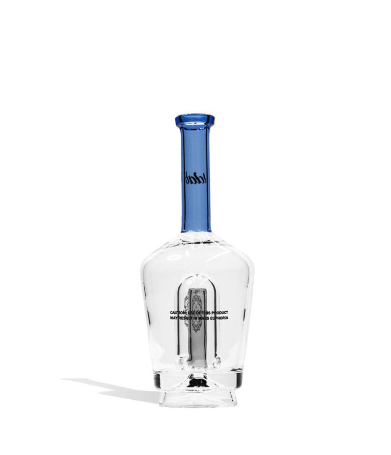 idab puffco peak transparent glass attachment dark blue back