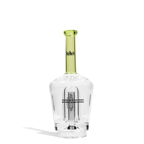 idab puffco peak transparent glass attachment green back