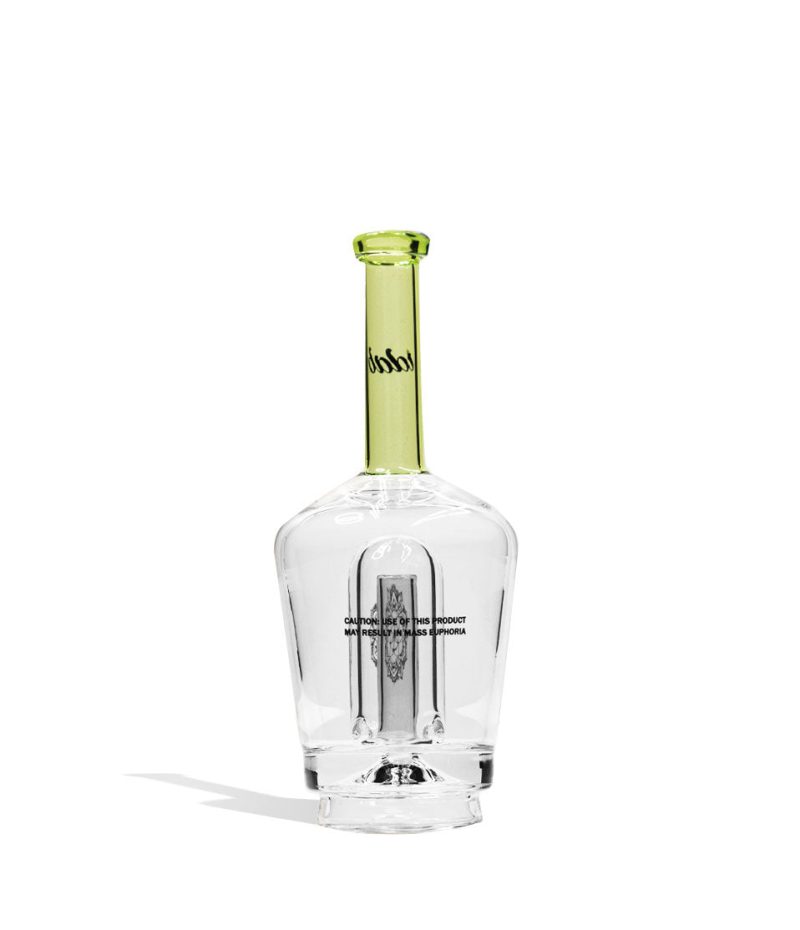 idab puffco peak transparent glass attachment green back