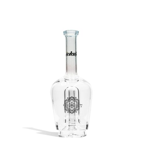 Light Blue iDab Puffco Peak Transparent Glass Attachment Front View on White Background