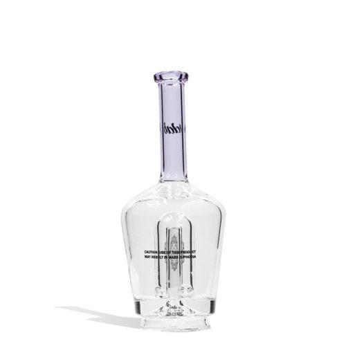 idab puffco peak transparent glass attachment purple back