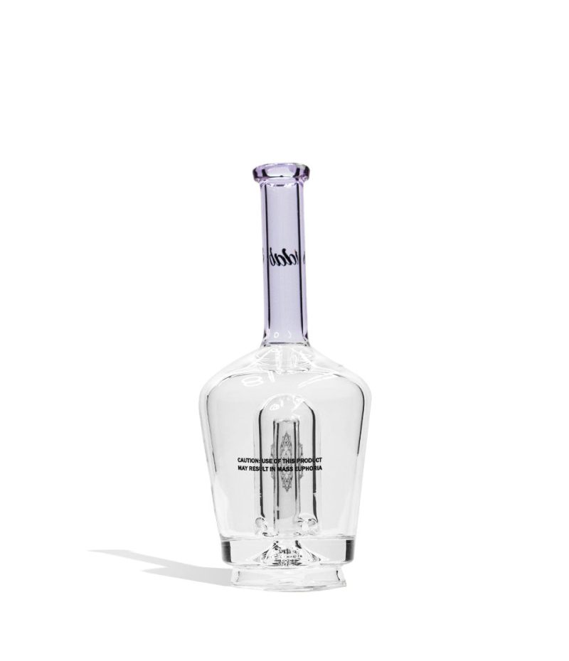 idab puffco peak transparent glass attachment purple back