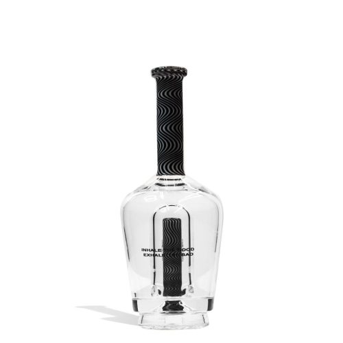 idab puffco peak worked glass attachment black white back