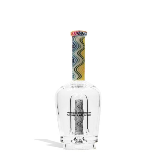 idab puffco peak worked glass attachment rainbow back