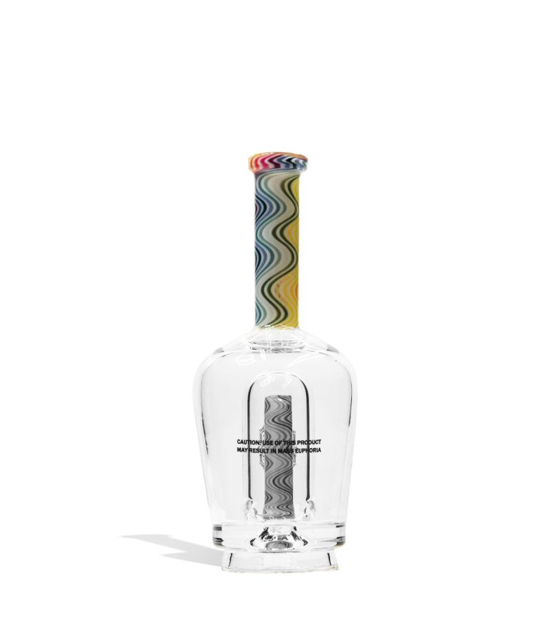 idab puffco peak worked glass attachment rainbow back