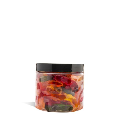 1000mg Worms Just CBD Candy on white background