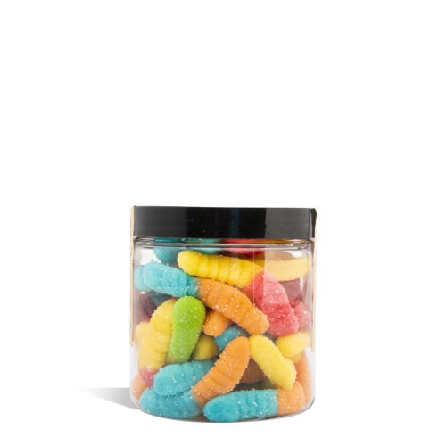 500mg Sour Worms Just CBD Candy on white background