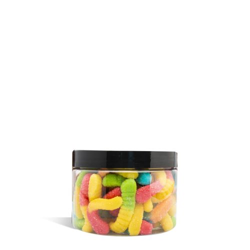 750mg Sour Worms Just CBD Candy on white background