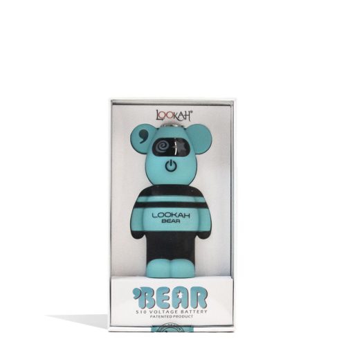 lookah bear cartridge vaporizer cyan packaging