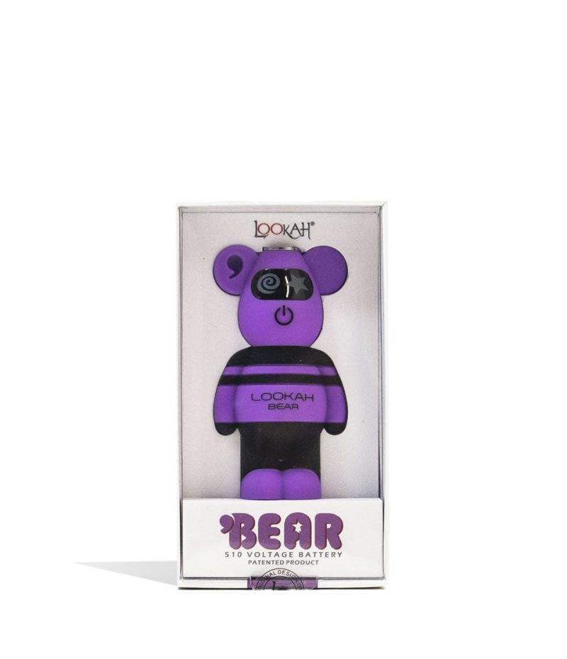 lookah bear cartridge vaporizer purple packaging