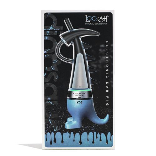 lookah dinosaur electronic dab rig blue packaging