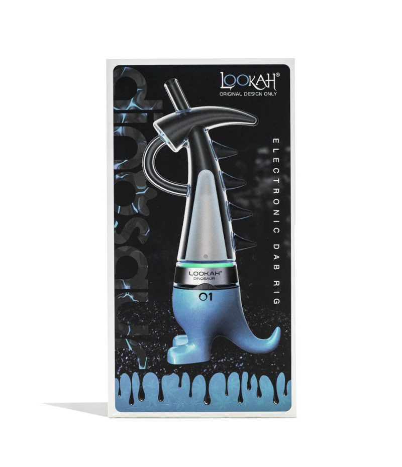 lookah dinosaur electronic dab rig blue packaging