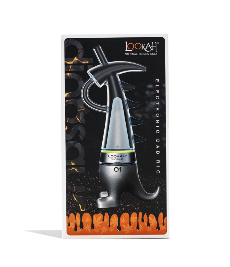 lookah dinosaur electronic dab rig grey packaging