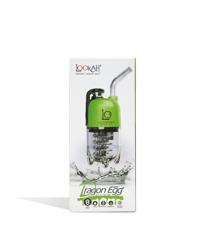 lookah dragon egg e rig green packaging