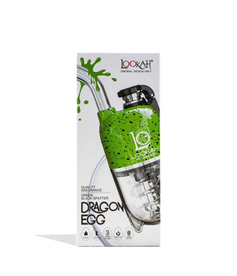 lookah dragon egg spatter edition e rig green packaging