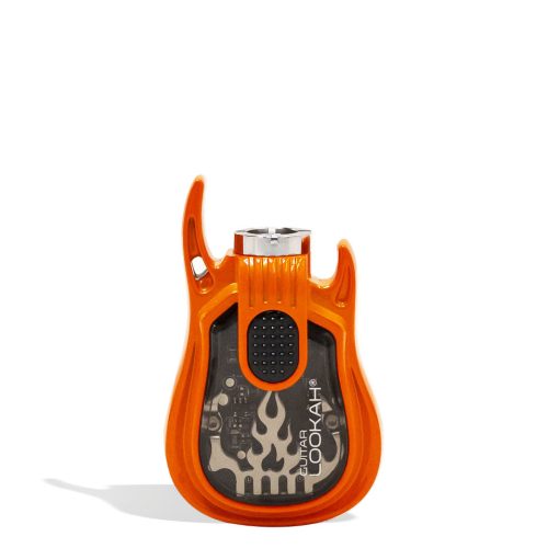 Orange Lookah Guitar 510 Voltage Battery Front View on White Background