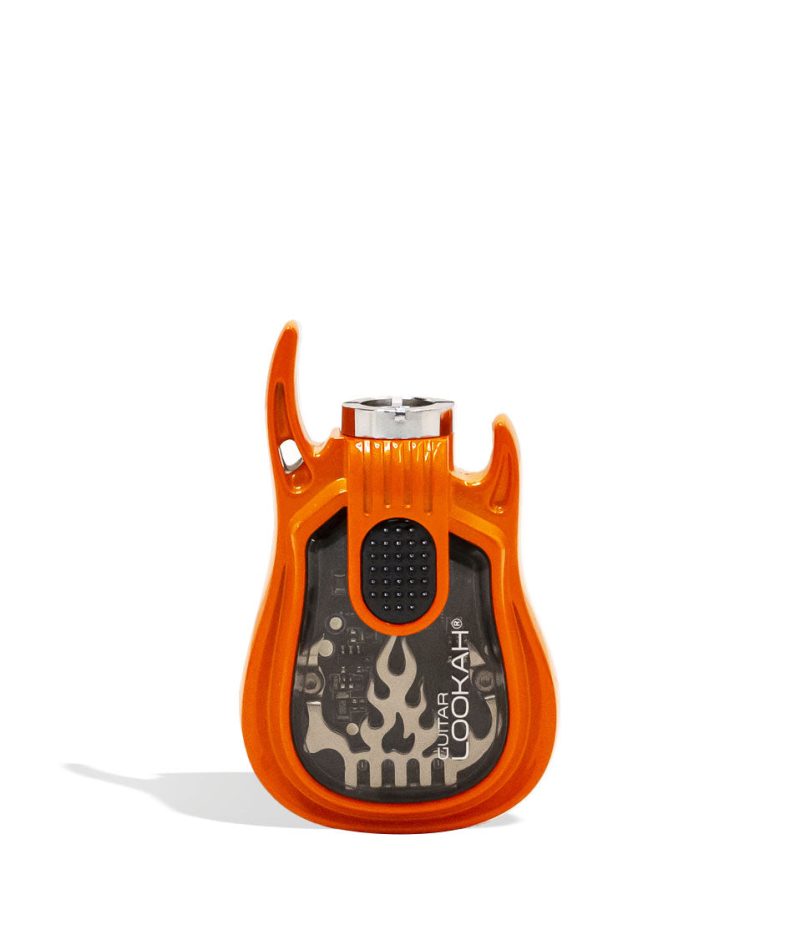 Orange Lookah Guitar 510 Voltage Battery Front View on White Background