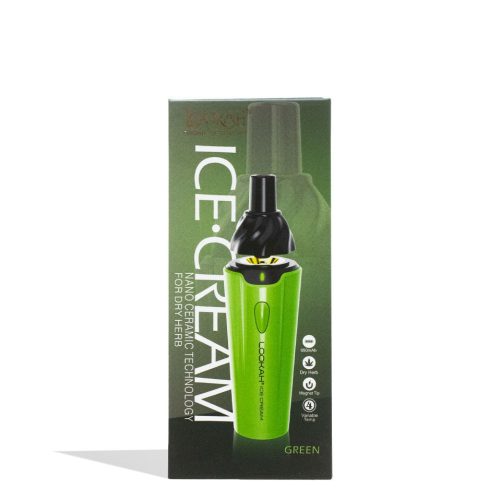 lookah ice cream dry herb vaporizer green packaging