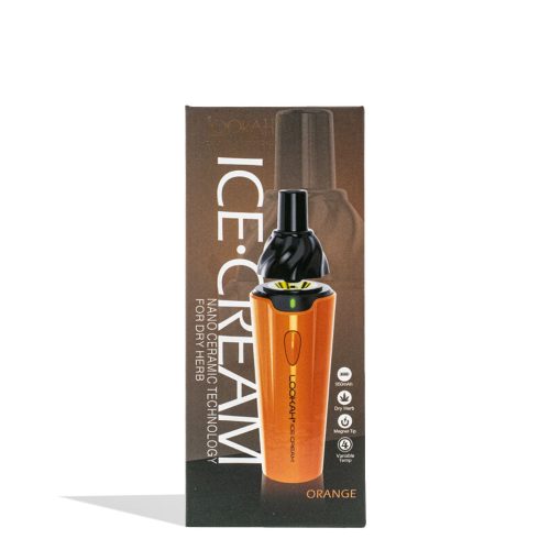 lookah ice cream dry herb vaporizer orange packaging