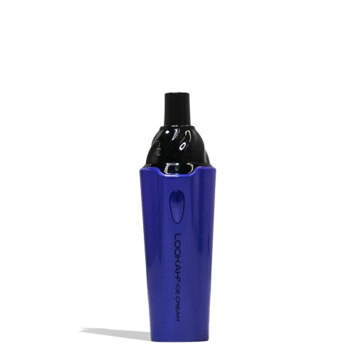 Purple Lookah Ice Cream Dry Herb Vaporizer Front View on White Background