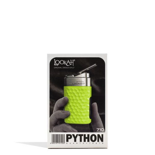 lookah python wax vaporizer neon green packaging