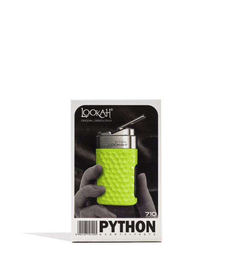 lookah python wax vaporizer neon green packaging