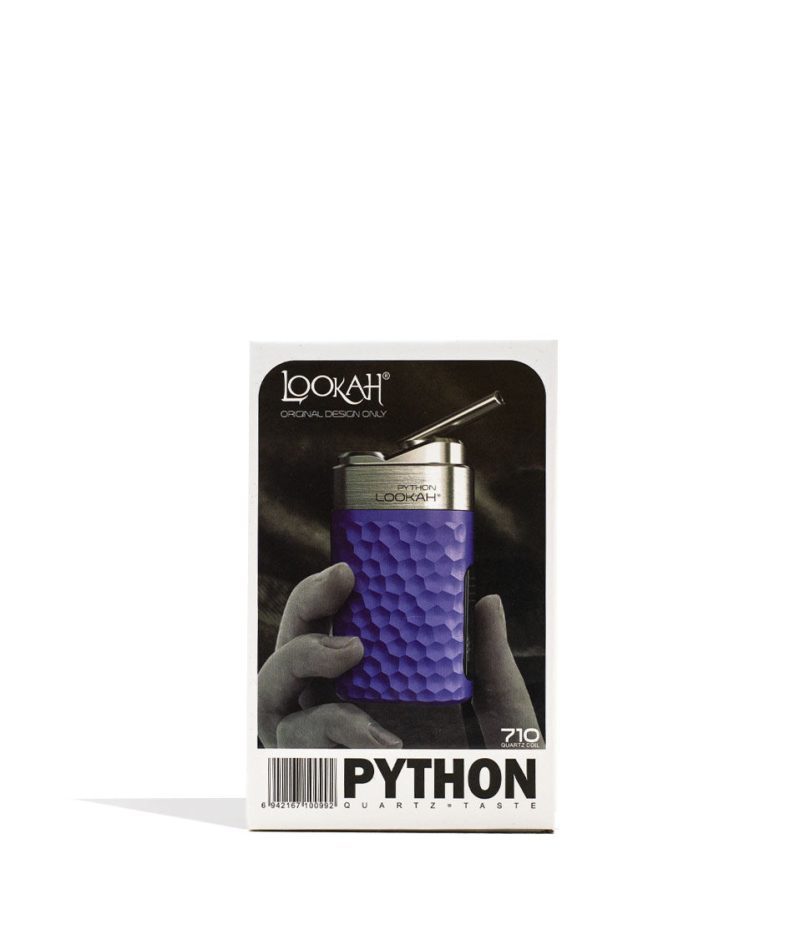 lookah python wax vaporizer purple packaging