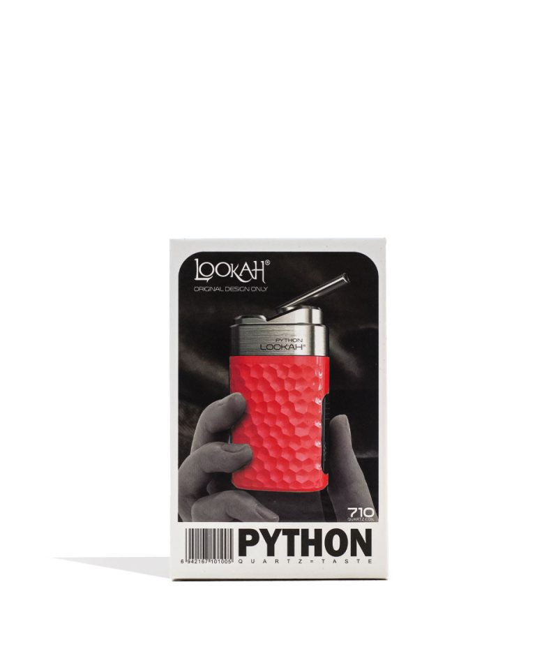 lookah python wax vaporizer red packaging