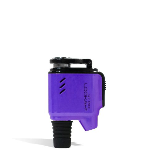 Purple Lookah Q7 Mini ENail Banger front view on white background