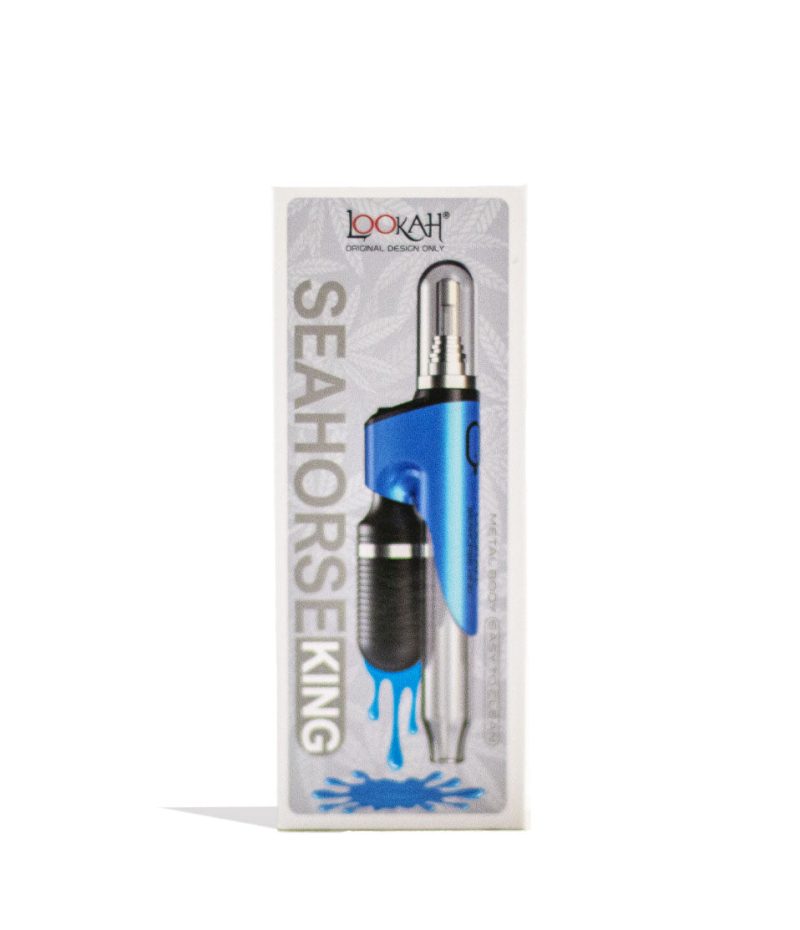 lookah seahorse king electric nectar collector blue packaging