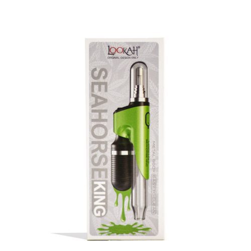 lookah seahorse king electric nectar collector green packaging