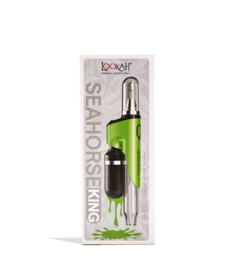 lookah seahorse king electric nectar collector green packaging