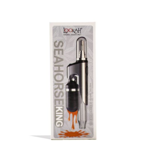 lookah seahorse king electric nectar collector grey packaging