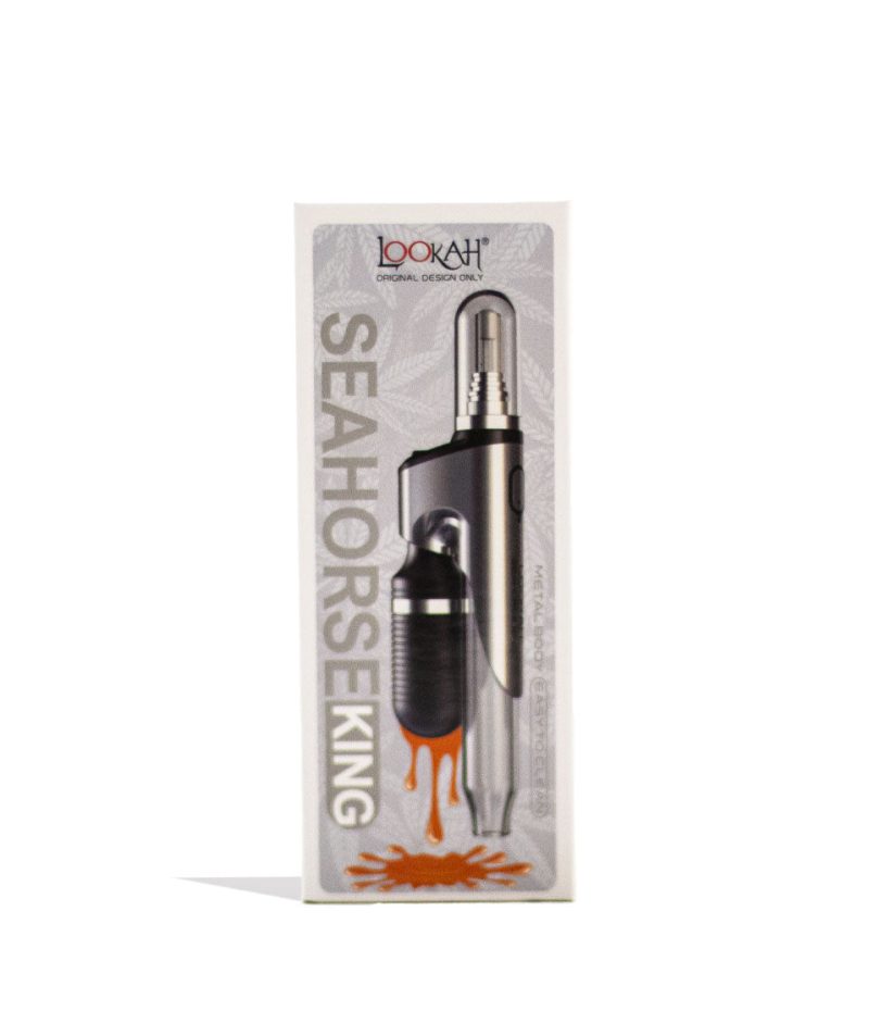 lookah seahorse king electric nectar collector grey packaging