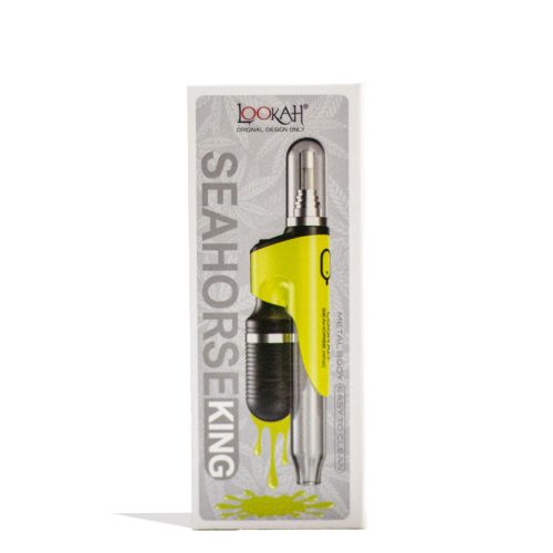 lookah seahorse king electric nectar collector neon green packaging