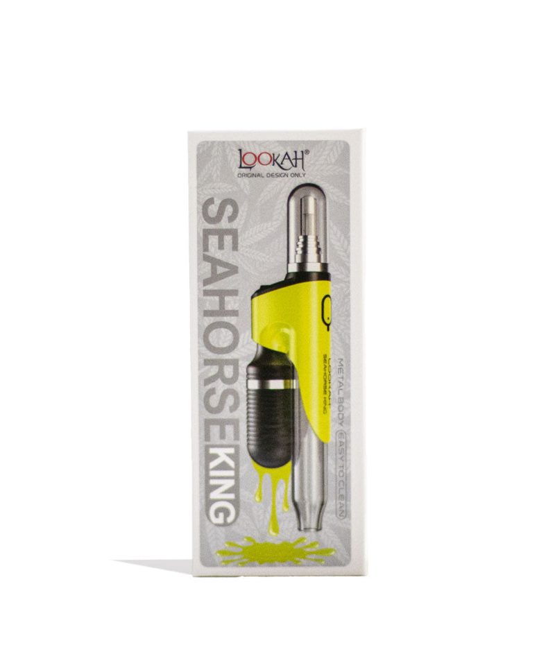 lookah seahorse king electric nectar collector neon green packaging