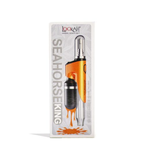 lookah seahorse king electric nectar collector orange packaging