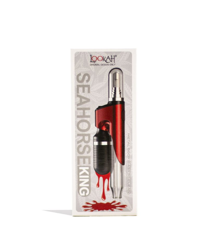 lookah seahorse king electric nectar collector red packaging