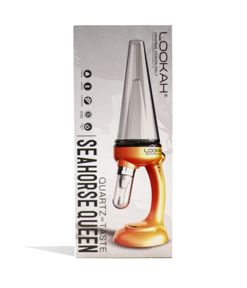 lookah seahorse queen electric nectar collector orange packaging