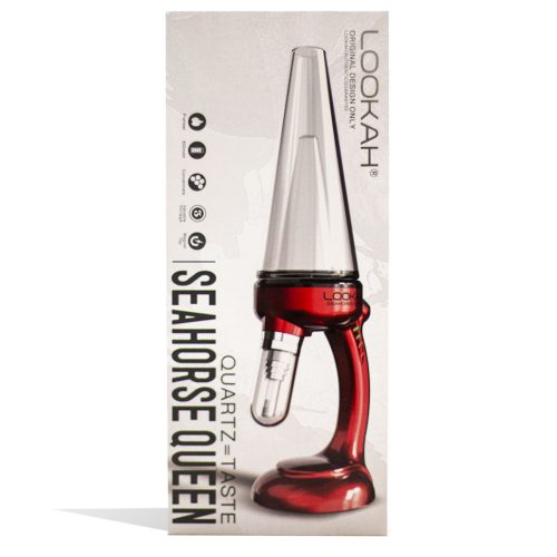 lookah seahorse queen electric nectar collector red packaging