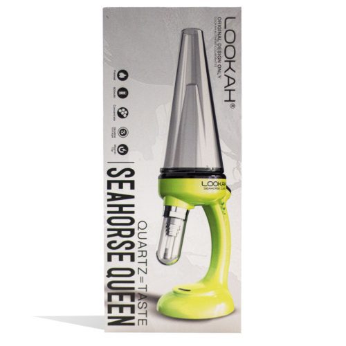 lookah seahorse queen electric nectar collector yellow packaging