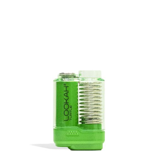 Green Lookah Turtle 2g Cartridge Vaporizer Front View on White Background